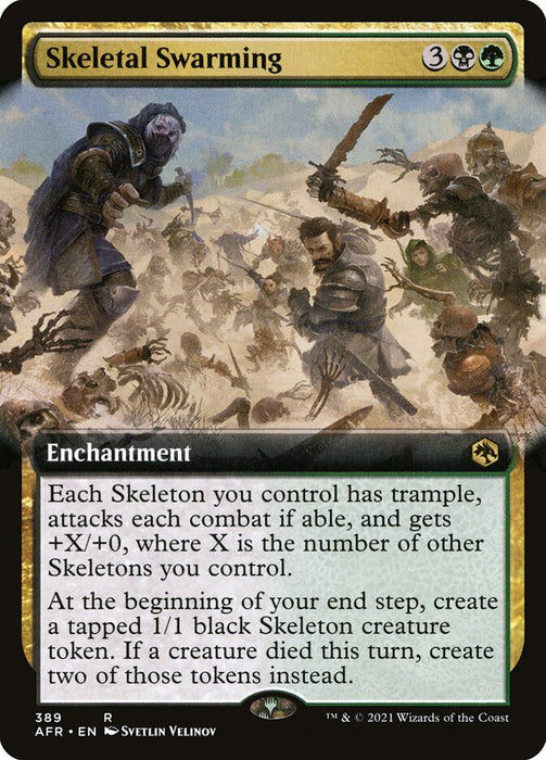 Skeletal Swarming  - Extended Art (Foil)