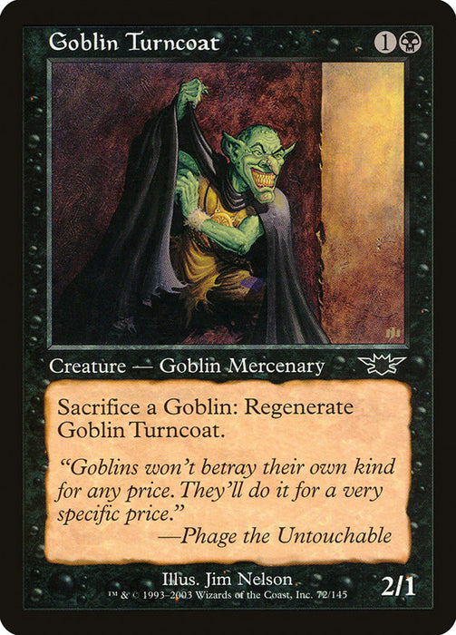 Goblin Turncoat  (Foil)