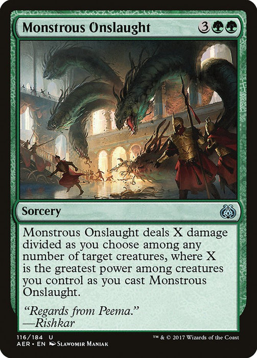 Monstrous Onslaught  (Foil)