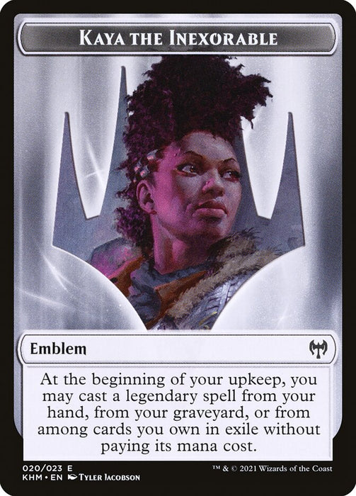 Kaya the Inexorable Emblem  (Foil)