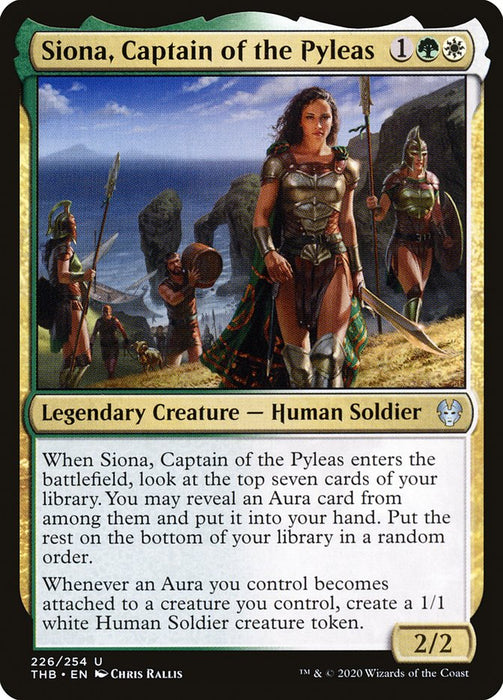 Siona, Captain of the Pyleas  - Legendary (Foil)