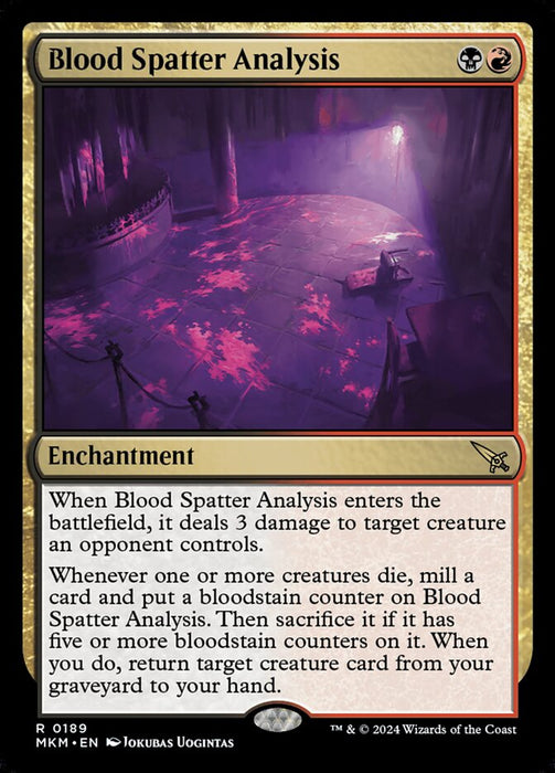 Blood Spatter Analysis (Foil)