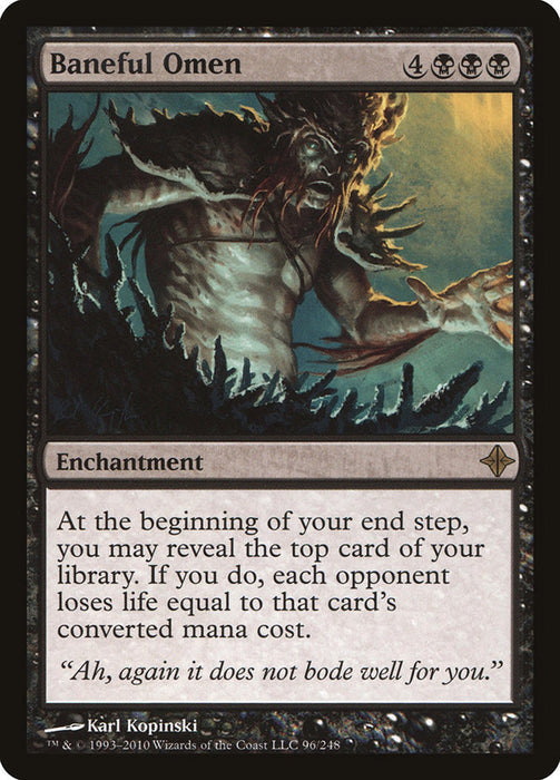 Baneful Omen  (Foil)