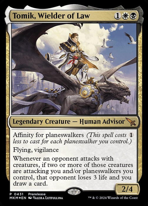 Tomik, Wielder of Law - Legendary (Foil)