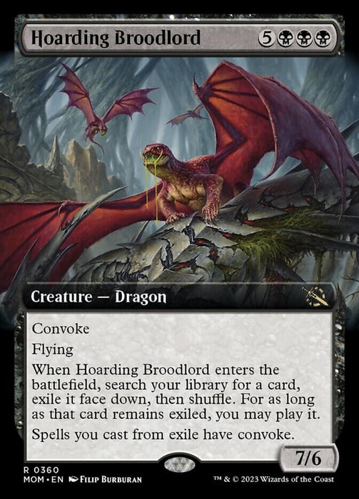Hoarding Broodlord - Extended Art- Extended Art