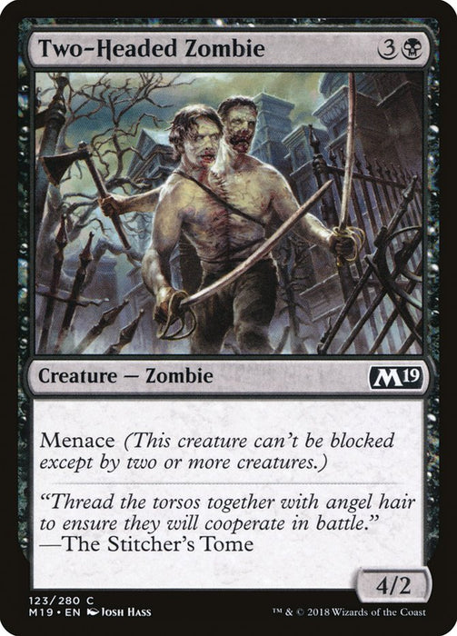 Two-Headed Zombie  (Foil)