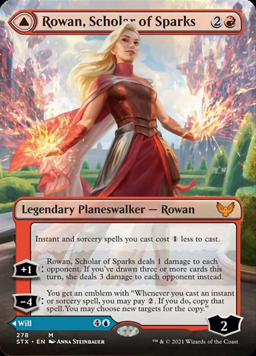 Rowan, Scholar of Sparks // Will, Scholar of Frost - Borderless