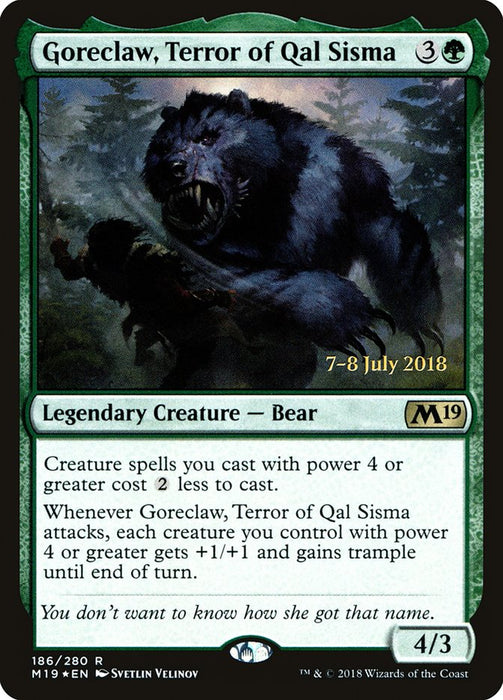 Goreclaw, Terror of Qal Sisma  - Legendary (Foil)