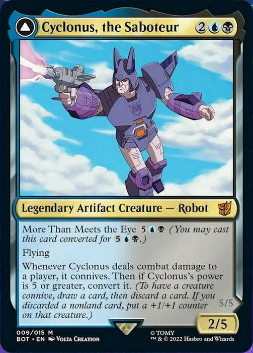 Cyclonus, the Saboteur // Cyclonus, Cybertronian Fighter - Convertdfc- Legendary (Foil)