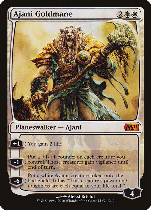 Ajani Goldmane (feuille)