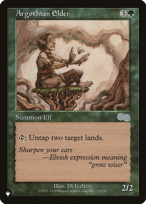 Argothian Elder - Retro Frame