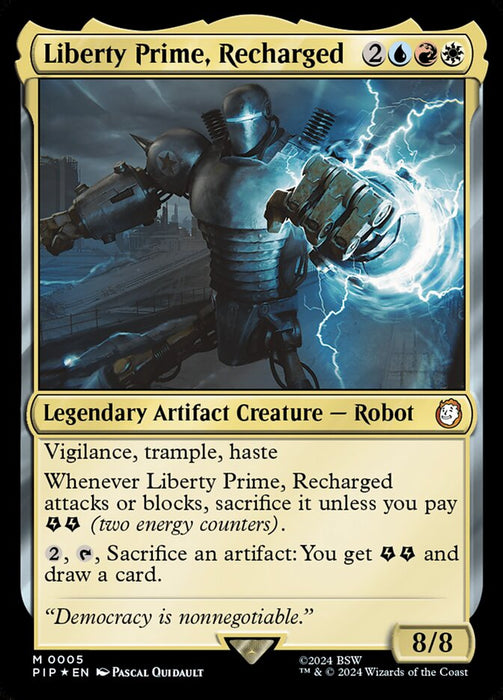 Liberty Prime, Recharged - Legendary (Foil)