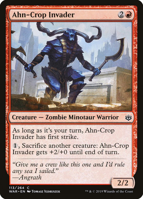 Ahn-Crop Invader  (Foil)