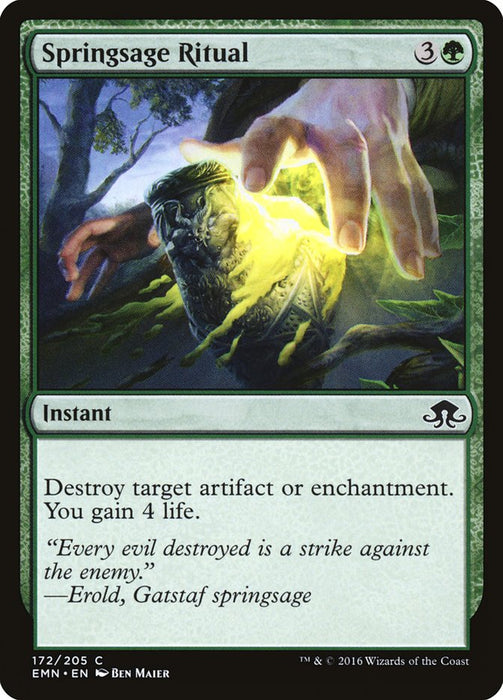 Springsage Ritual  (Foil)