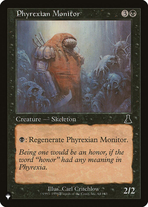 Phyrexian Monitor - Retro Frame