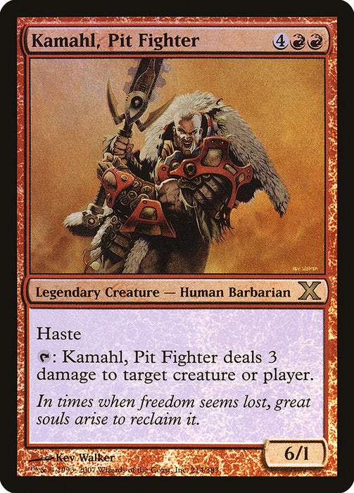 Kamahl, Pit Fighter  (Foil)
