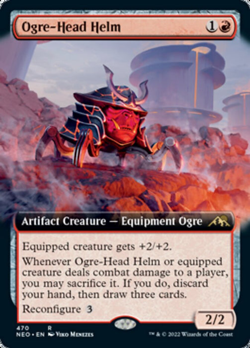 Ogre-Head Helm  - Extended Art