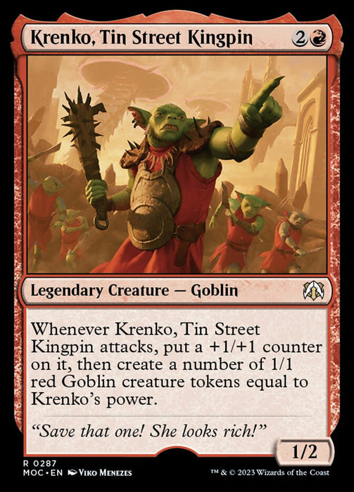 Krenko, Tin Street Kingpin - Legendary