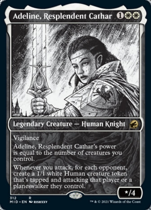 Adeline, Resplendent Cathar  - Showcase - Legendary