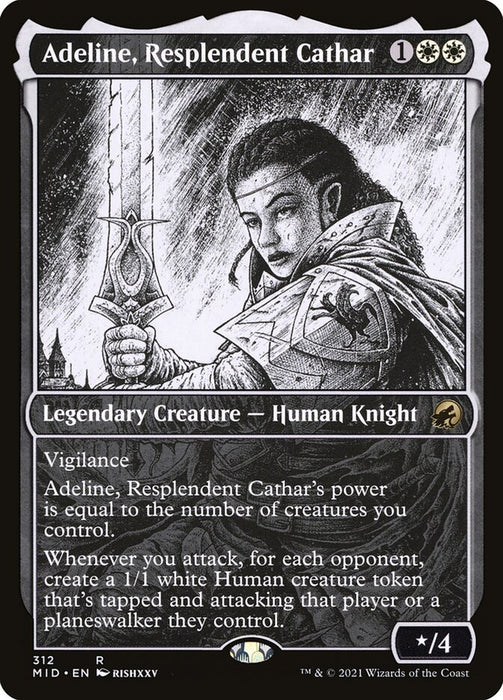 Adeline, Resplendent Cathar  - Showcase - Legendary (Foil)