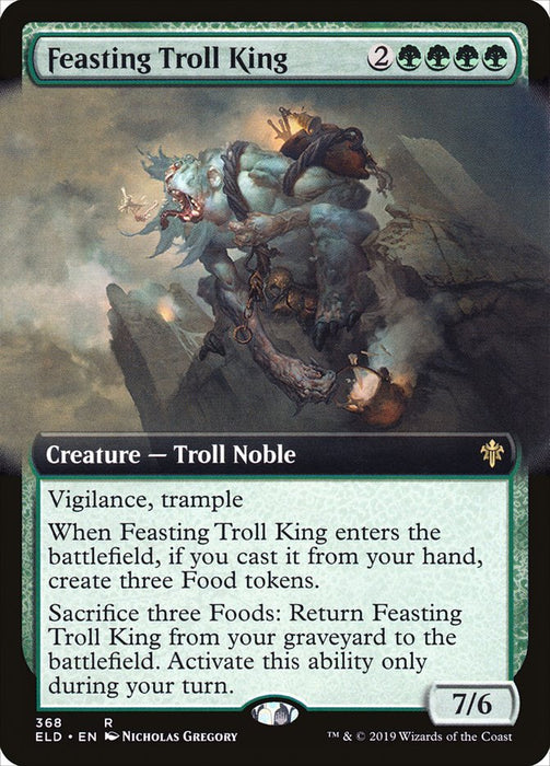 Feasting Troll King  - Extended Art (Foil)