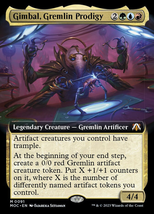 Gimbal, Gremlin Prodigy - Legendary- Extended Art- Extended Art