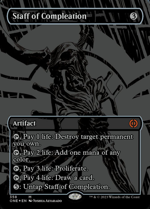 Staff of Compleation - Borderless - Inverted (Foil)