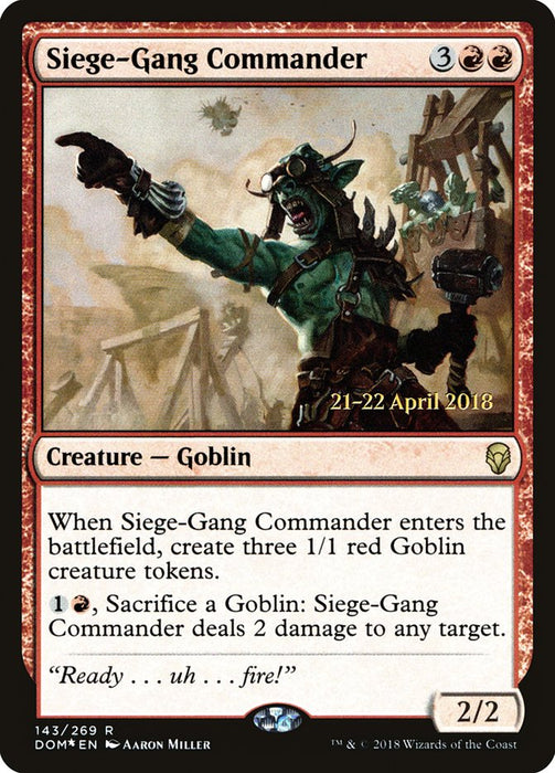 Siege-Gang Commander  (Foil)