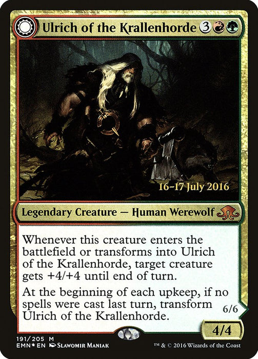 Ulrich of the Krallenhorde // Ulrich, Uncontested Alpha  - Sunmoondfc (Foil)