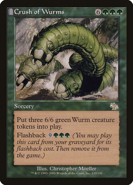 Crush of Wurms  - Tombstone (Foil)