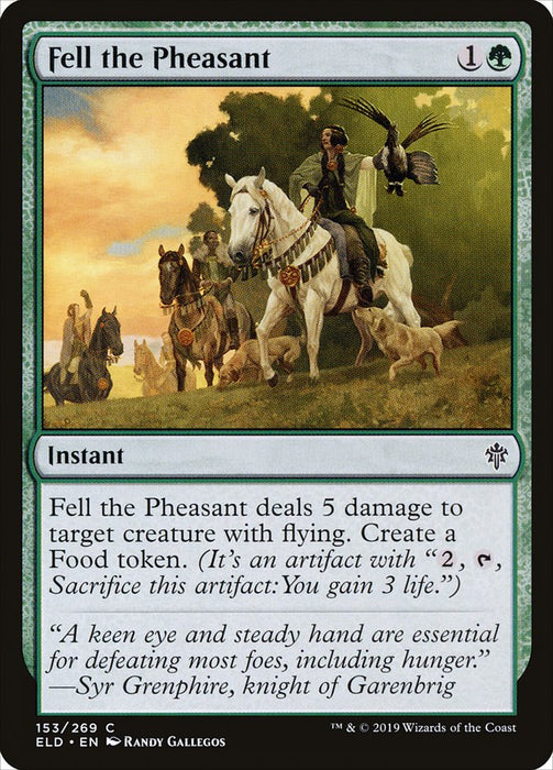 Fell the Pheasant  (Foil)