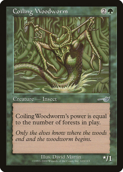 Coiling Woodworm  (Foil)