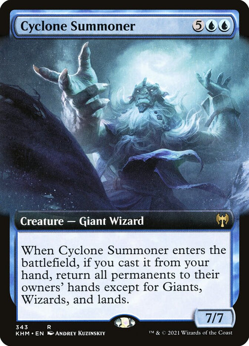 Cyclone Summoner  - Extended Art (Foil)