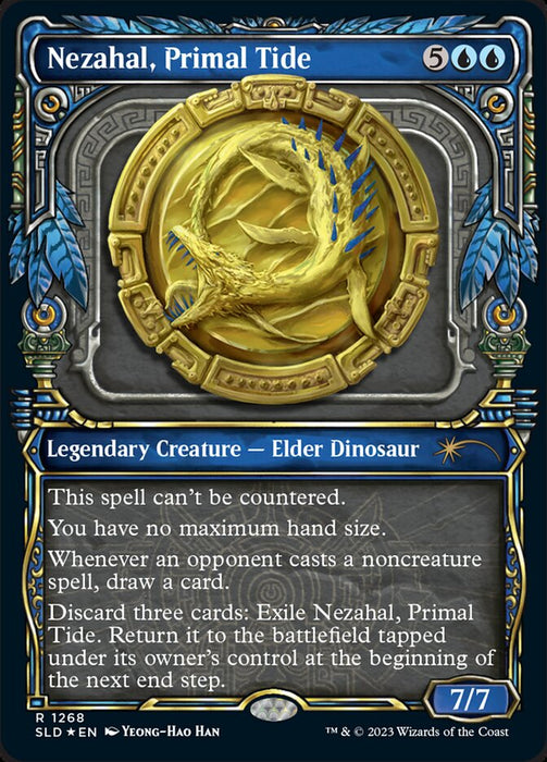 Nezahal, Primal Tide - Inverted- Showcase- Legendary (Foil)
