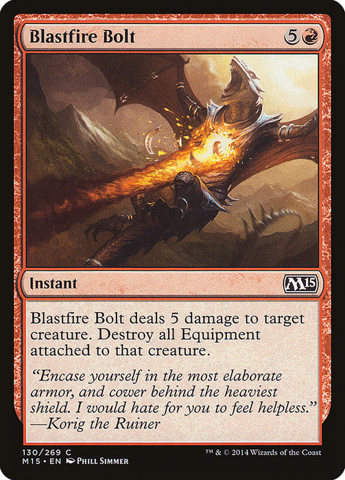 Blastfire Bolt  (Foil)