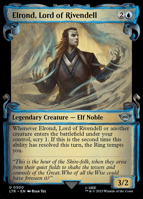 Elrond, Lord of Rivendell - Showcase- Legendary (Foil)
