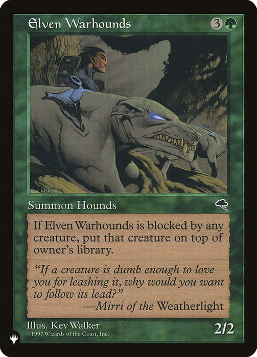 Elven Warhounds - Retro Frame