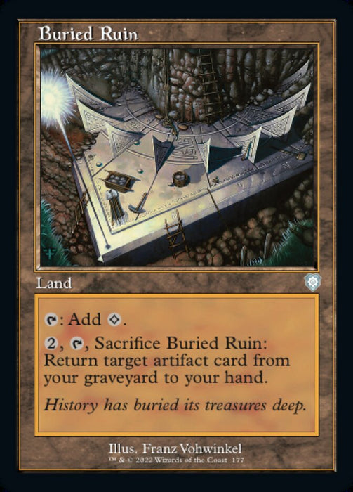 Buried Ruin - Retro Frame