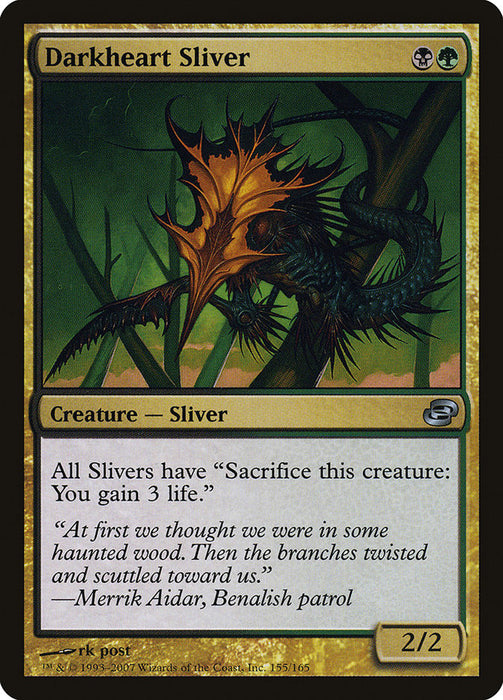 Darkheart Sliver  (Foil)