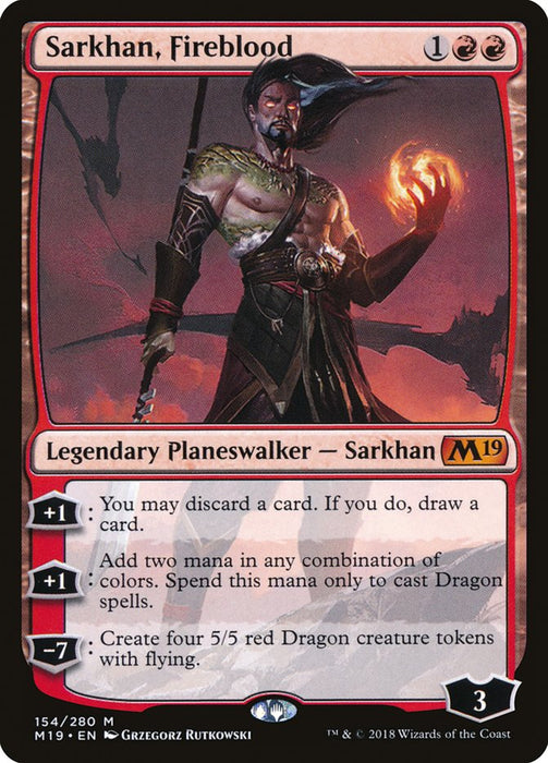 Sarkhan, Fireblood  (Foil)