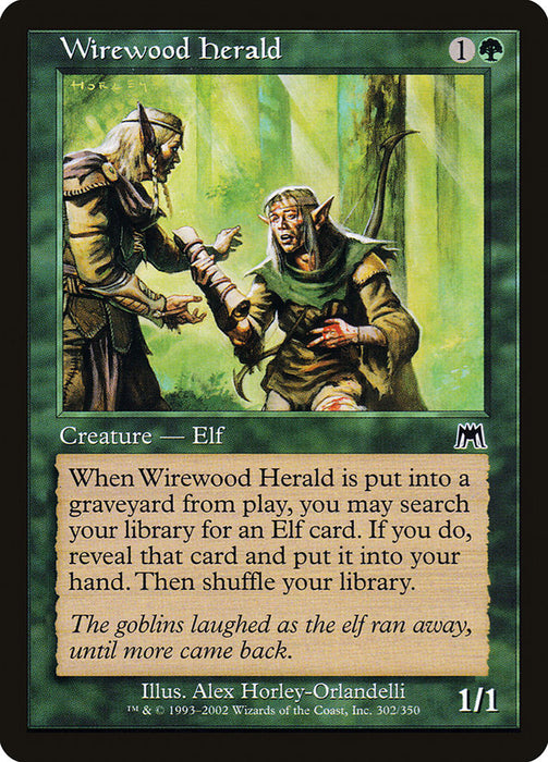 Wirewood Herald  (Foil)