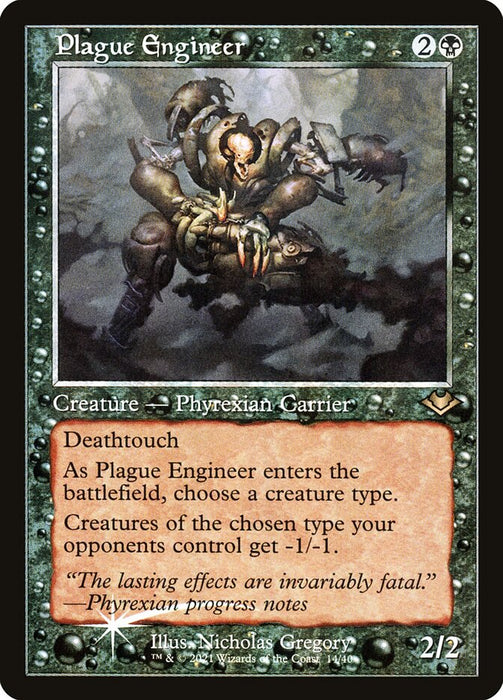 Plague Engineer - Retro Frame  (Foil)