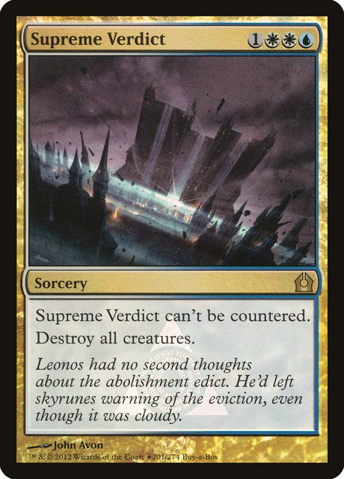 Supreme Verdict  (Foil)