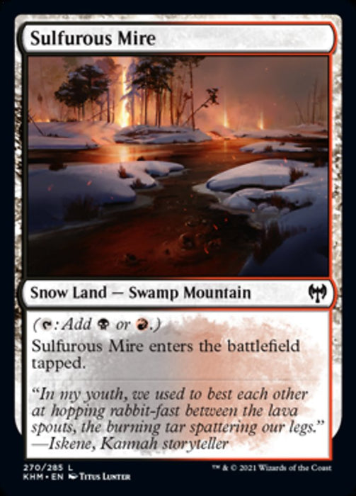 Sulfurous Mire  - Snow