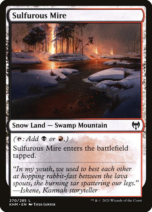 Sulfurous Mire  - Snow (Foil)