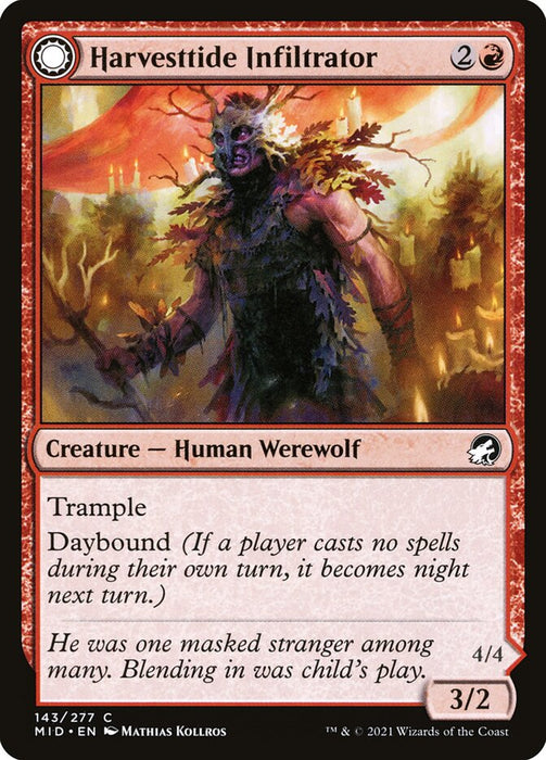 Harvesttide Infiltrator // Harvesttide Assailant  - Sunmoondfc (Foil)