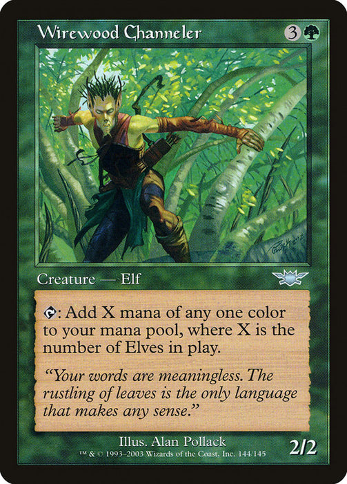 Wirewood Channeler  (Foil)