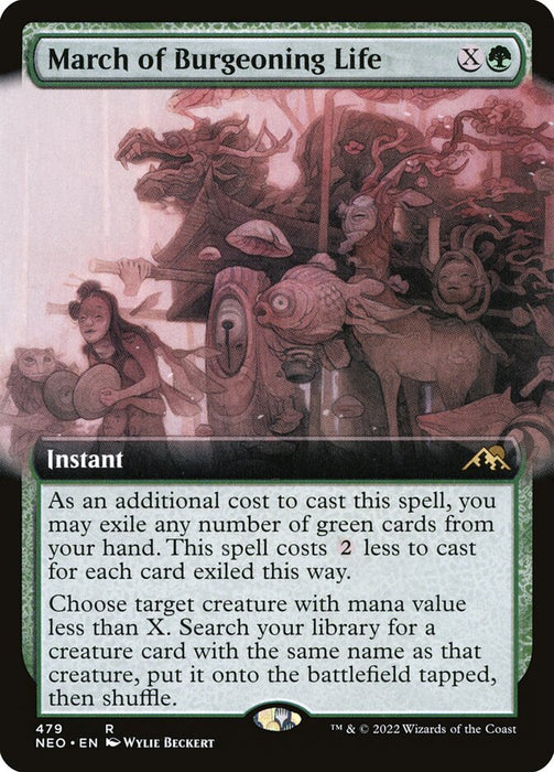 March of Burgeoning Life  - Extended Art (Foil)