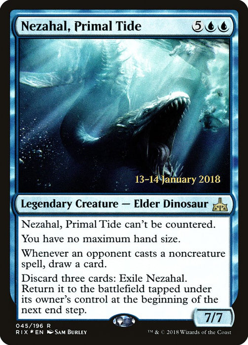 Nezahal, Primal Tide  (Foil)