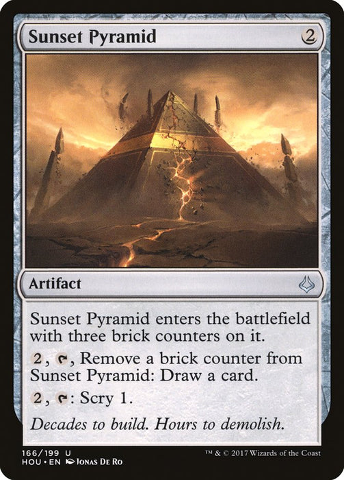 Sunset Pyramid  (Foil)